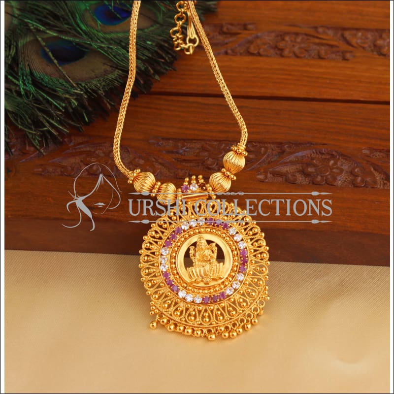 Kerala style temple necklace M954 - Necklace Set