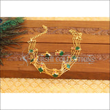 Kerala Tradition Gold Plated Palakka Necklace Set M1870 - Necklace Set