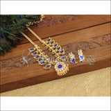 Kerala Traditional Gold Plated 12 Katta Palakka Mango Necklace Set M3034 - Necklace Set