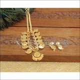 Kerala Traditional Gold Plated 12 Katta Palakka Mango Necklace Set M3034 - Necklace Set