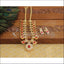 Kerala Traditional Gold Plated 18 Katta Palakka Mango Necklace Set M3037