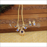 Kerala Traditional Gold Plated 4 Katta Palakka Mango Necklace Set M3035 - Necklace Set