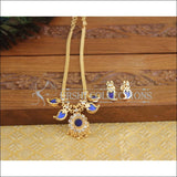 Kerala Traditional Gold Plated 4 Katta Palakka Mango Necklace Set M3035 - Necklace Set