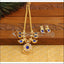 Kerala Traditional Gold Plated 6 Katta Palakka Mango Necklace Set M3033