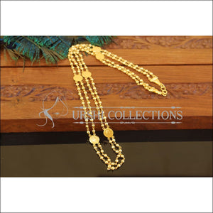 Kerala Traditional Gold Plated Head Coin Ball Long Necklace M2549 - Necklace Set