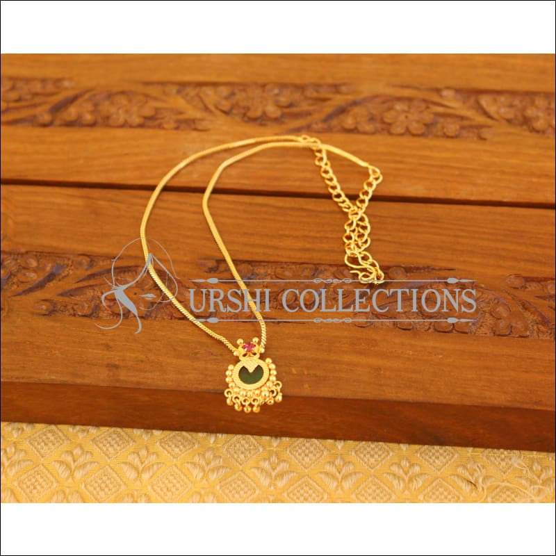 Kerala Traditional Gold Plated Palakka Necklace M2788 - Necklace Set