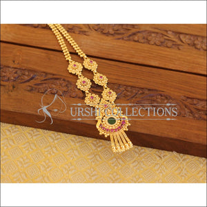 Kerala Traditional Gold Plated Palakka Necklace Set M2775 - Necklace Set