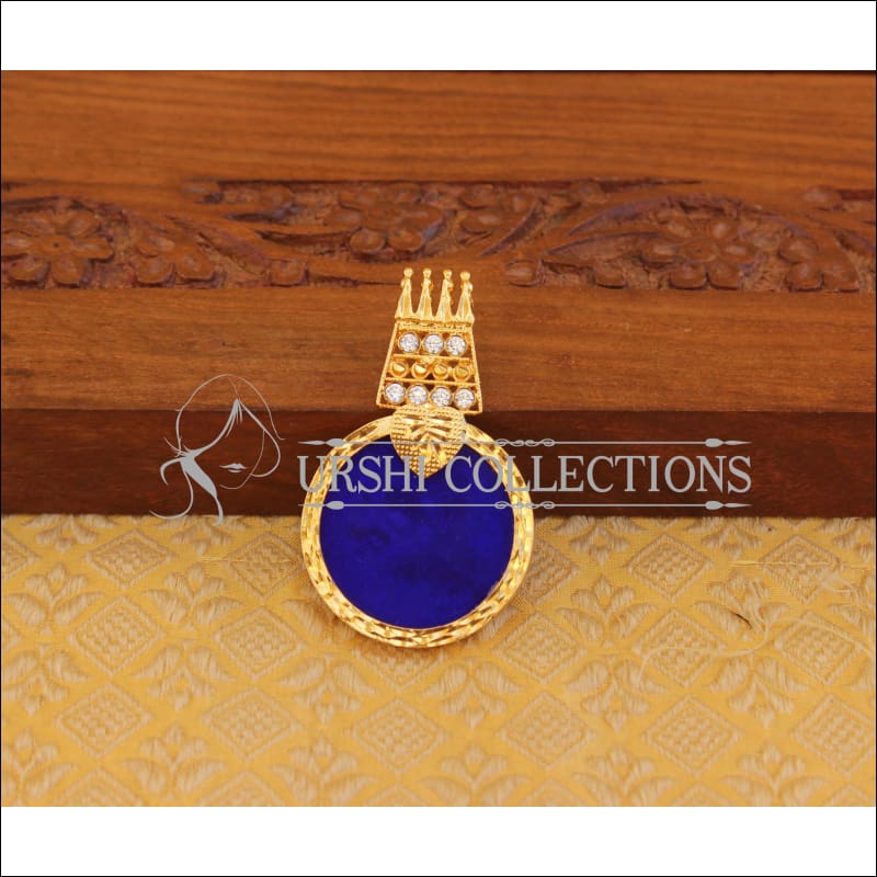 Kerala Traditional Gold Plated Palakka Pendant M2790 - Pendant Set