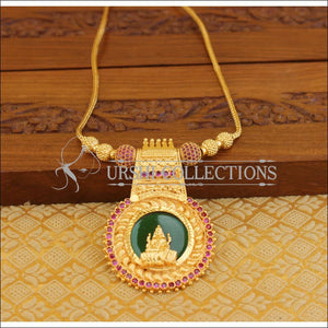 Kerala Traditional Gold plated Temple Necklace M1083 - Necklace Set