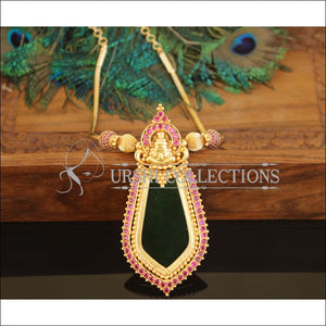 Kerala Traditional Gold Plated Temple Palakka Nagapadam Necklace M2521 - Necklace Set