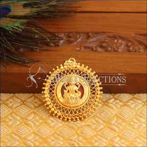 Kerala Traditional Gold Plated Temple Pendant M1675 - Pendant Set