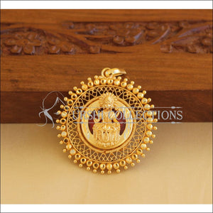 Kerala Traditional Gold Plated Temple Pendant M1859 - Pendant Set