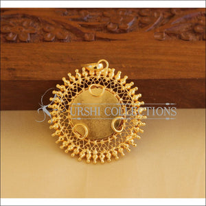 Kerala Traditional Gold Plated Temple Pendant M1859 - Pendant Set