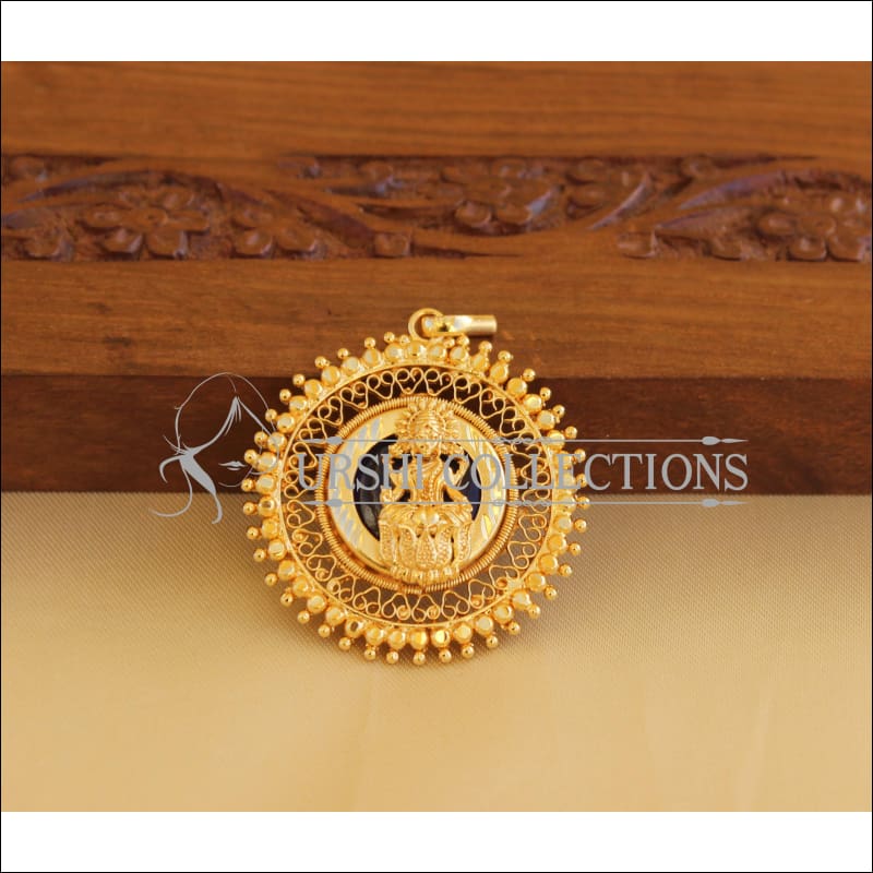 Kerala Traditional Gold Plated Temple Pendant M1860 - Pendant Set
