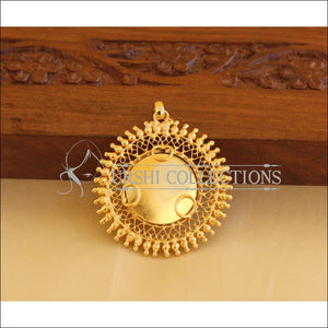 Kerala Traditional Gold Plated Temple Pendant M1861 - Pendant Set