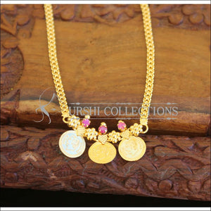 Kerala traditional head coin necklace M838 - Necklace Set