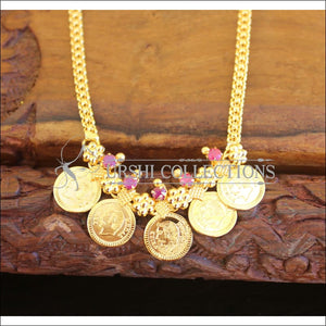 Kerala traditional head coin necklace M840 - Necklace Set