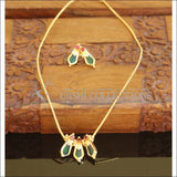 Kerala traditional palakka necklace set M845 - Necklace Set