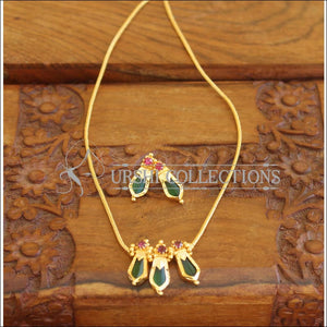 Kerala traditional palakka necklace set M845 - Necklace Set