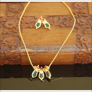 Kerala traditional palakka necklace set M845 - Necklace Set