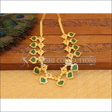 Kerala traditional Palakka necklace U-08 - Necklace Set