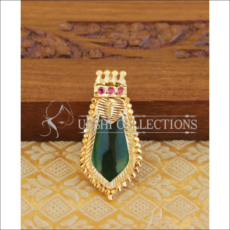 Kerala traditional palakka pendant M1114 - Pendant Set