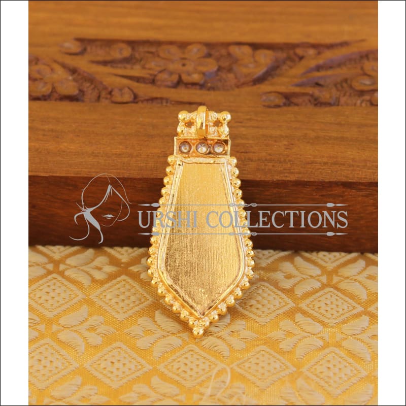 Kerala traditional palakka pendant M1116 - Pendant Set