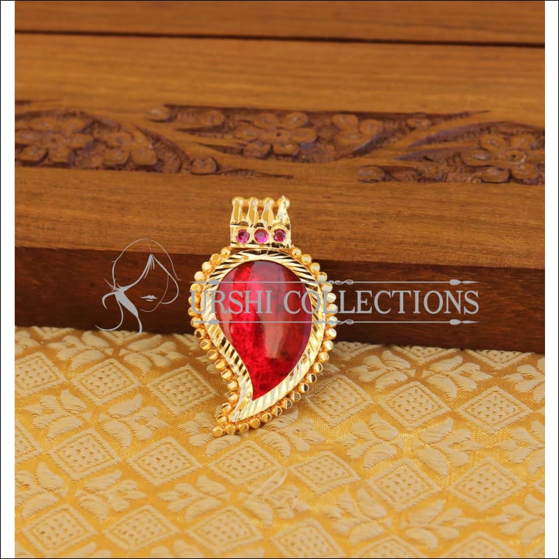 Kerala traditional palakka pendant M1118 - Pendant Set