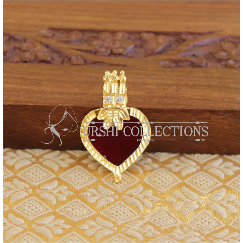 Kerala traditional palakka pendant M1122 - Pendant Set