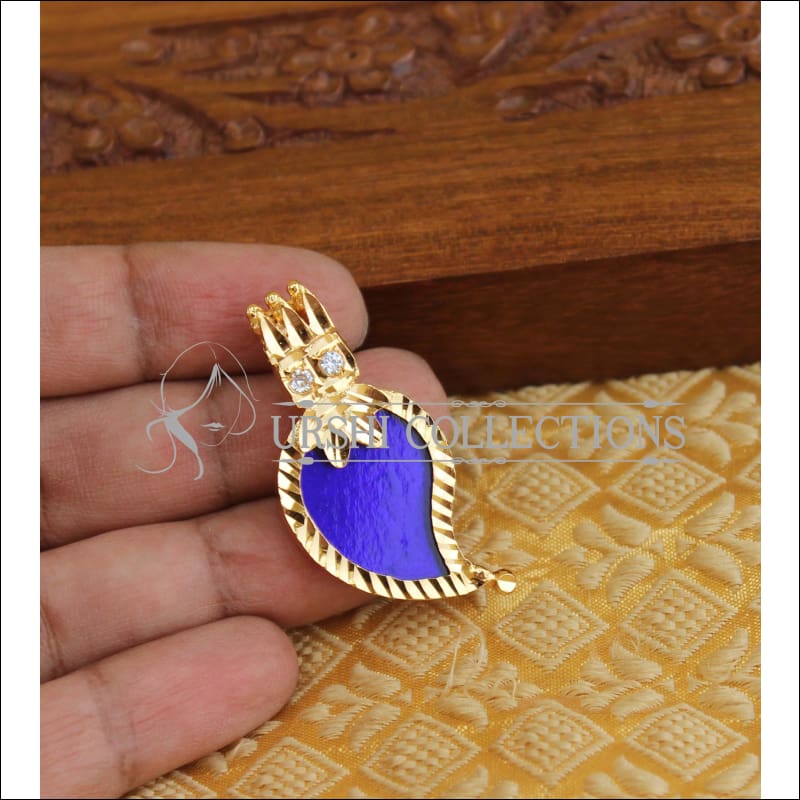 Kerala traditional palakka pendant M1126 - Pendant Set