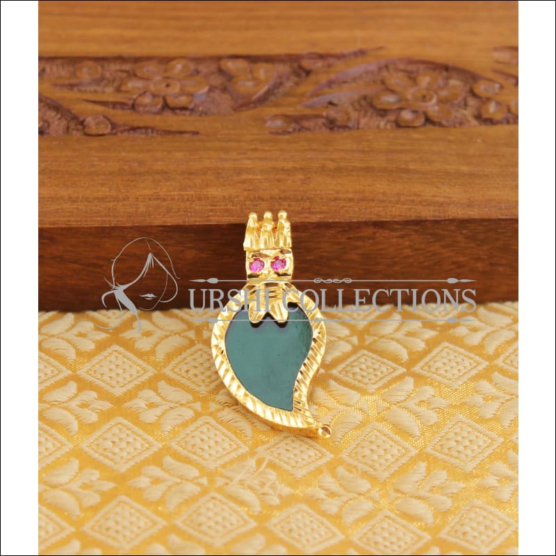 Kerala traditional palakka pendant M1127 - Pendant Set