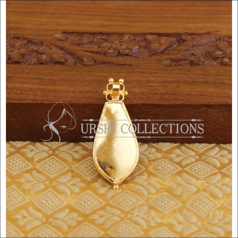 Kerala traditional palakka pendant M1131 - Pendant Set