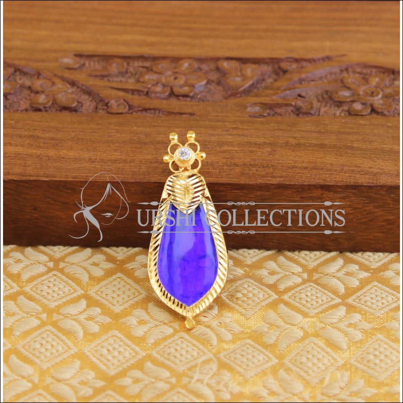 Kerala traditional palakka pendant M1131 - Pendant Set