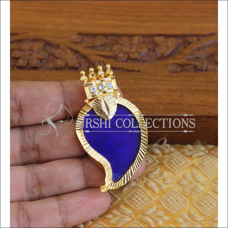 Kerala traditional palakka pendant M1136 - Pendant Set