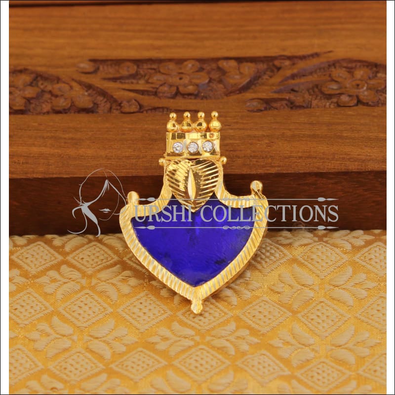 Kerala traditional palakka pendant M1137 - Pendant Set