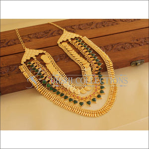 Kerala Traditional Palakka Temple Layer Necklace M1846 - Necklace Set