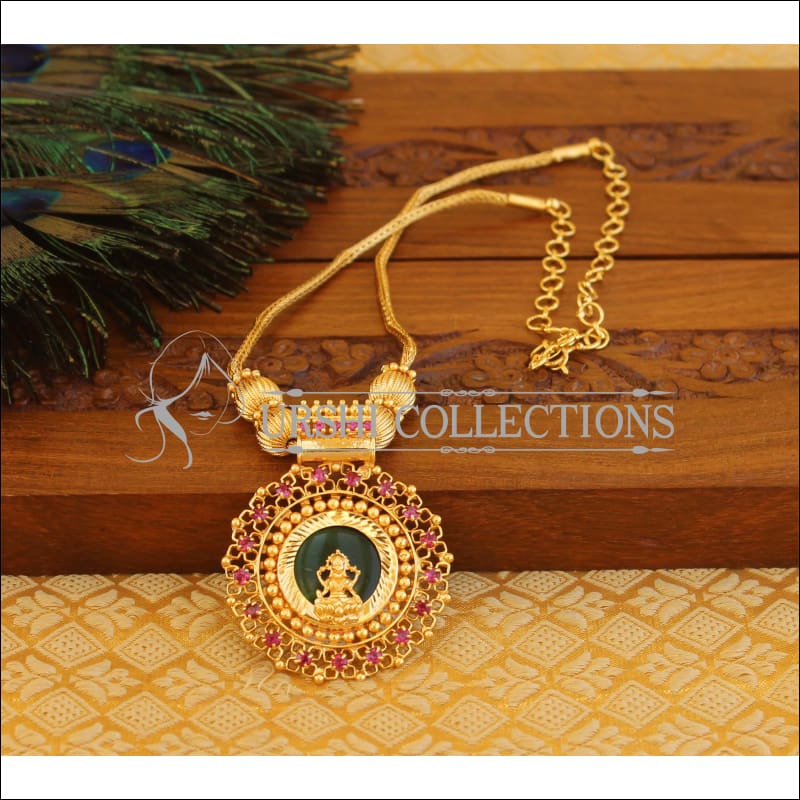 Kerala traditional Palakka temple necklace M1020 - Necklace Set