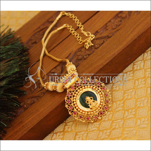 Kerala traditional Palakka temple necklace M1020 - Necklace Set