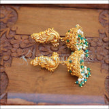 Lovely geru polish peacock earrings M73 - Earrings