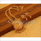 Matte Finish Lakshmi Necklace Set M1343 - Necklace Set