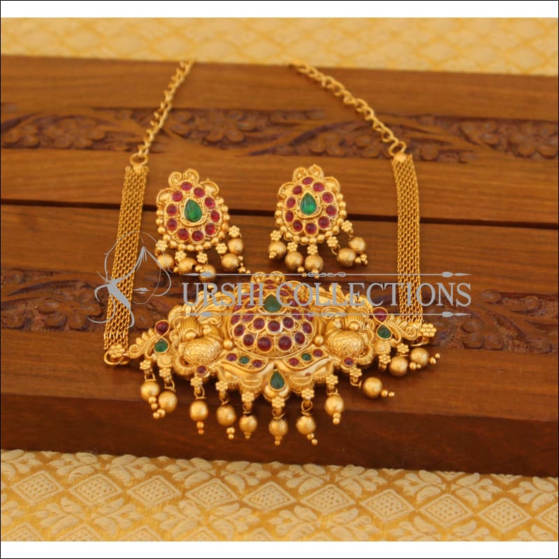 Matte finish necklace set M815 - MULTY - Necklace Set