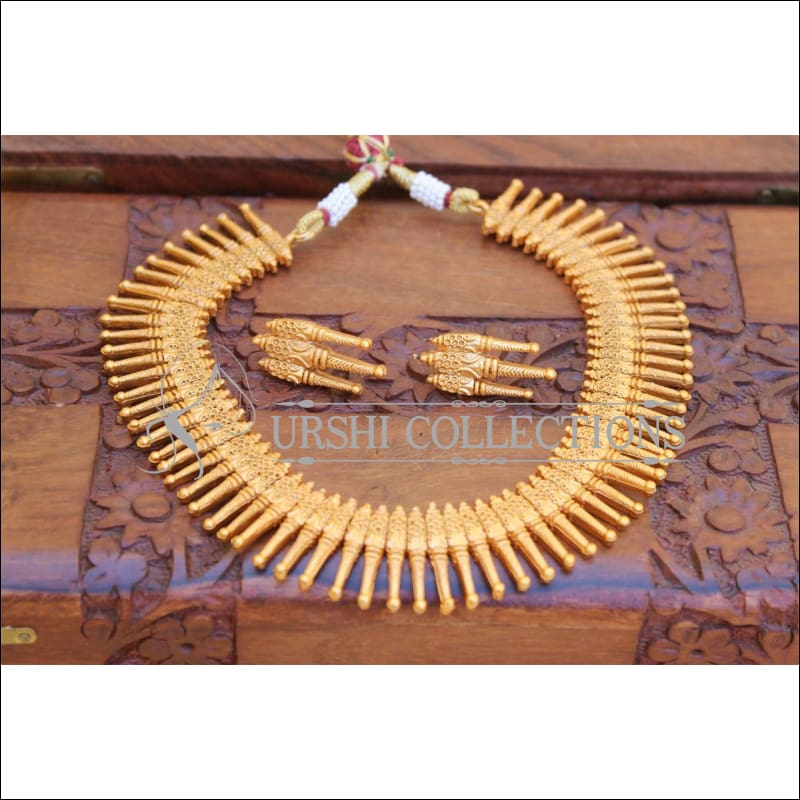 MATTE FINISH NECKLACE SET UC-NEW3125 - Necklace Set