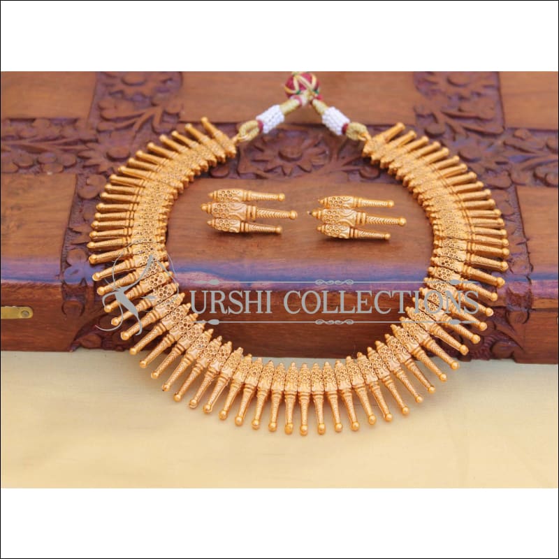 MATTE FINISH NECKLACE SET UC-NEW3125 - Necklace Set