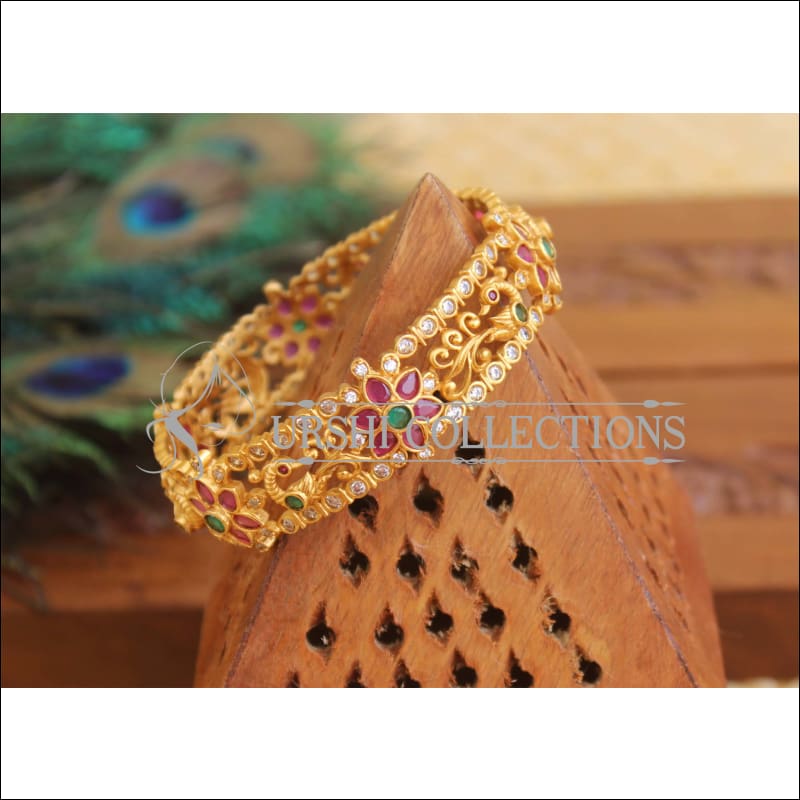 Matte Finish Peacock Kada M1558 - 2.4 - Bracelets