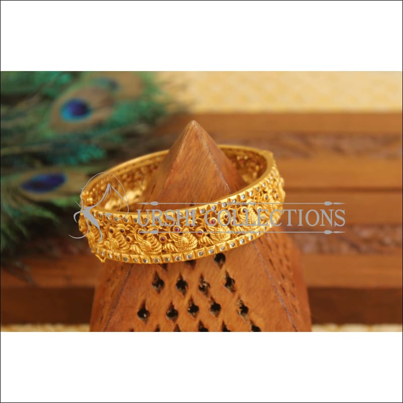 Matte Finish Peacock Kada M1641 - Bracelets