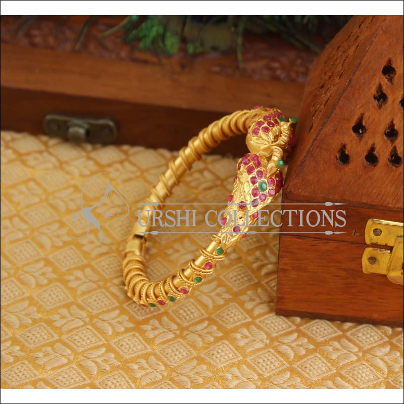 Matte Finish Peacock Kada M1645 - 2.6 - Bracelets