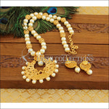 Matte Finish Peacock Necklace set M1266 - Necklace Set