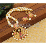 Matte Finish Peacock Necklace set M1266 - Necklace Set
