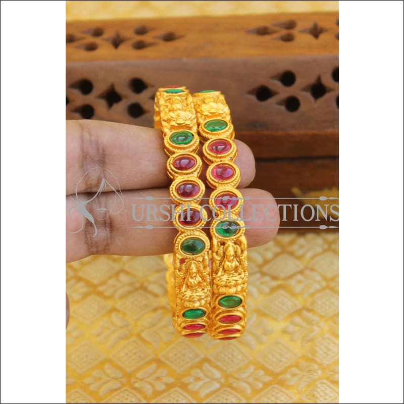 Matte finish Temple earrings M688 - Bangles