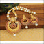 Matte Finish Temple Lakshmi Necklace set M1261